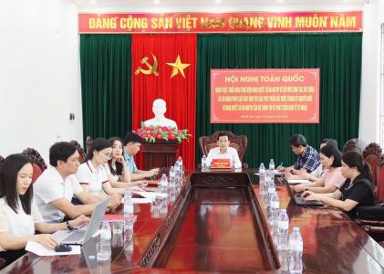 Nghĩa Đàn tham gia Hội nghị toàn quốc quán triệt, triển khai thực hiện Nghị quyết số 66-NQ/TW và Nghị quyết số 68-NQ/TW của Bộ Chính trị